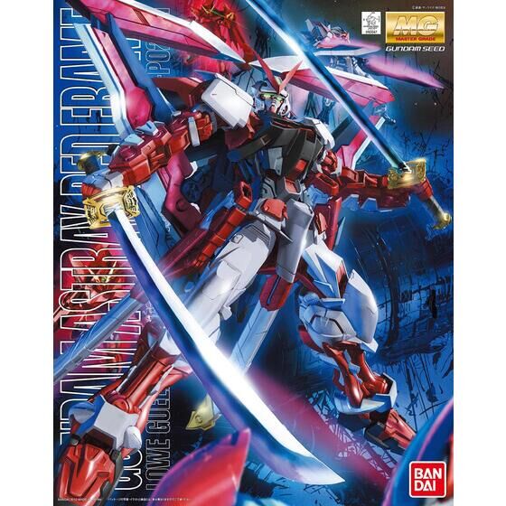 Caja oficial del MG Gundam Astray Red Frame Kai de Bandai.