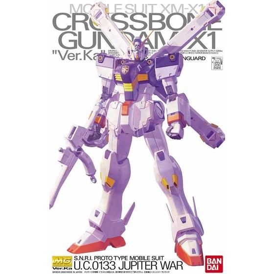 Caja oficial del MG Crossbone Gundam X-1 Ver.Ka de Bandai.