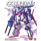 Caja oficial del MG ZZ Gundam Ver.Ka de Bandai.