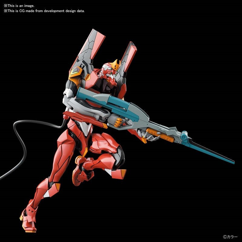RG Evangelion Unit-02 Production Model de Bandai, vista 2.