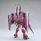MG Justice Gundam montado en vista trasera mostrando el Fatum-00.