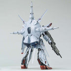 Vista trasera del MG Providence Gundam con el sistema DRAGOON desplegado.