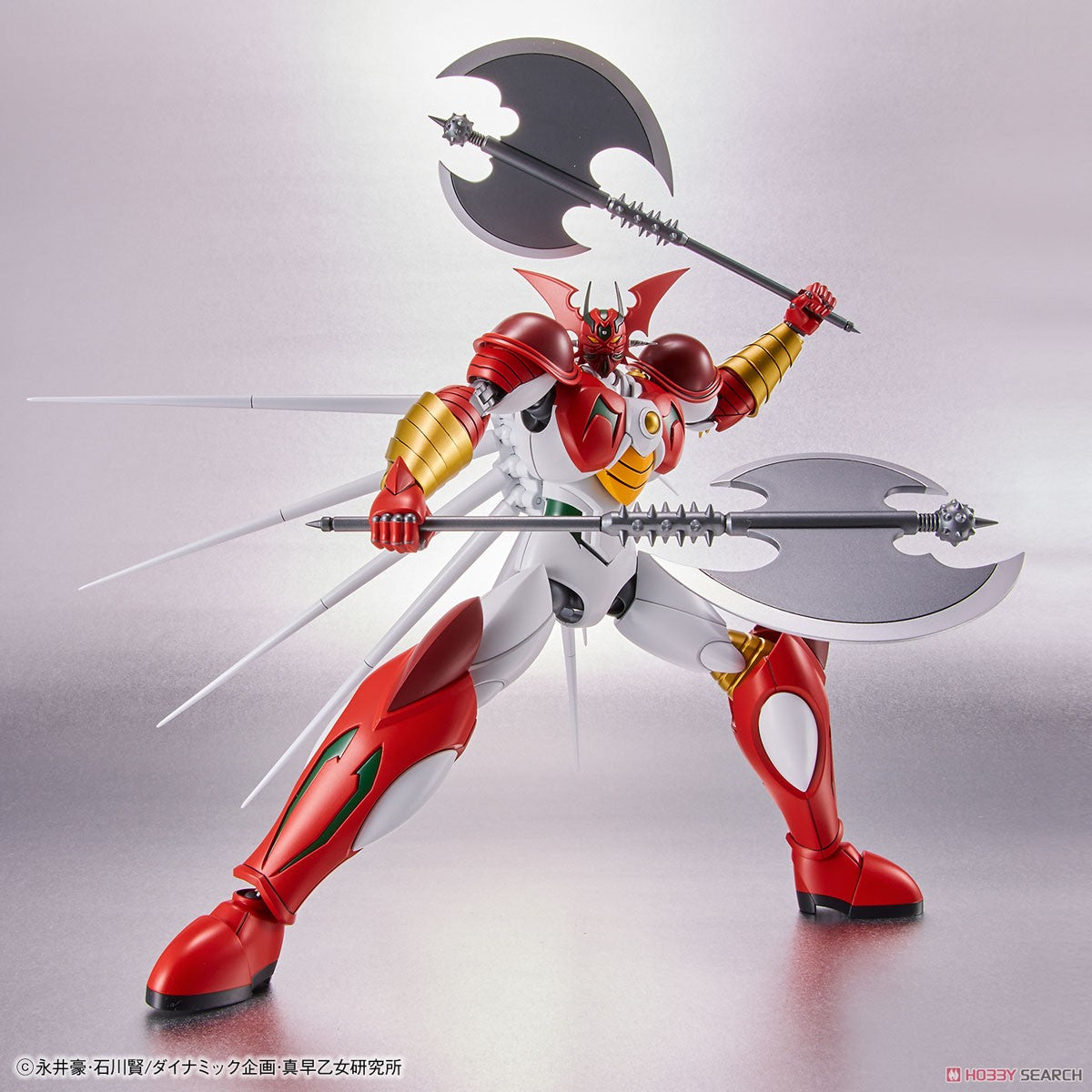 HG Getter Arc de Bandai, pose con Tomahawk.