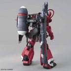 Vista trasera del MG Gunner Zaku Warrior Lunamaria con el Gunner Wizard.