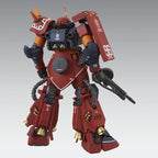 Vista trasera del MG Psycho Zaku Ver.Ka con detalles del blindaje y mochila.
