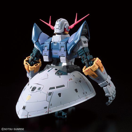 RG Zeong montado en vista trasera con detalle de la armadura.