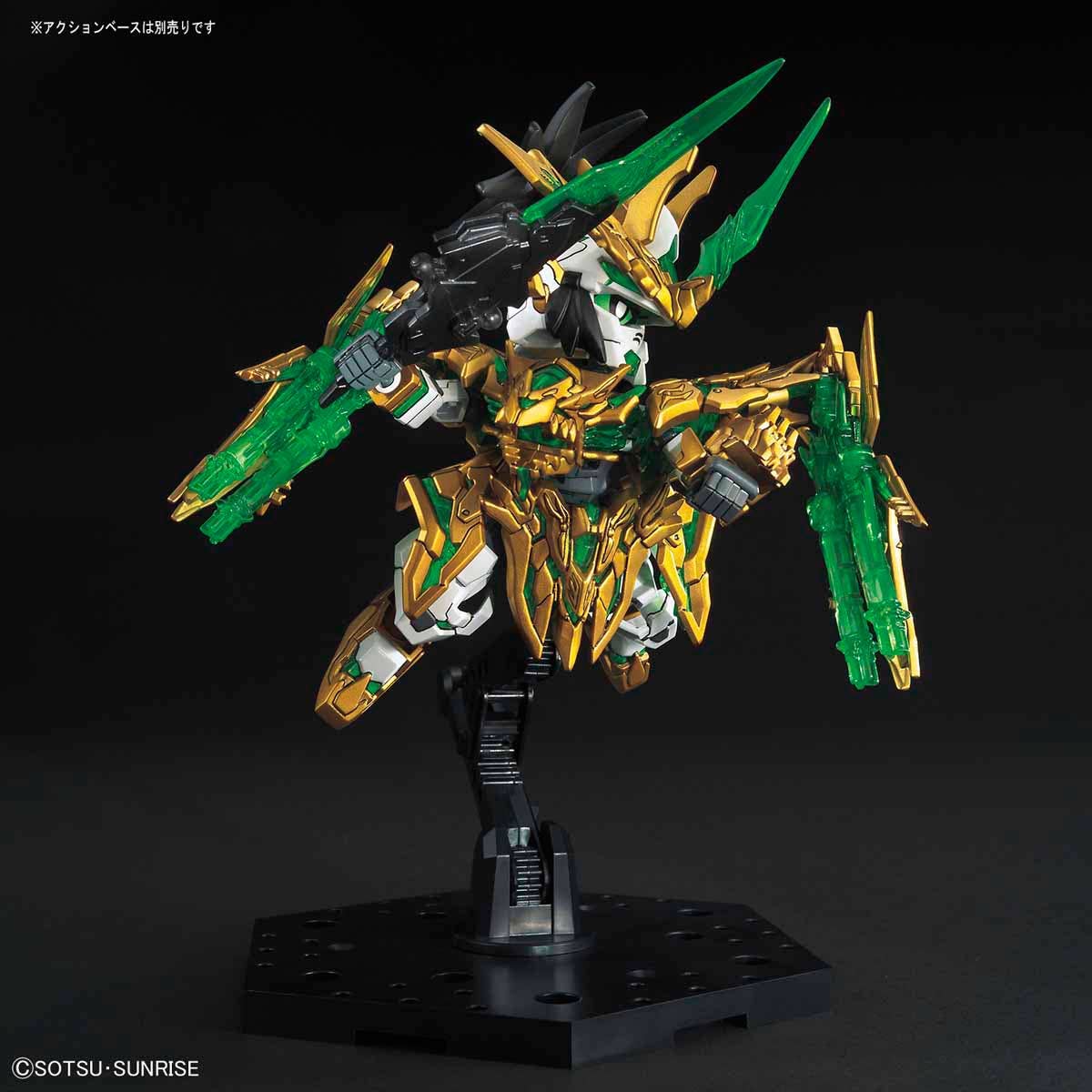 SD Long Xian Liu Bei Unicorn Gundam, vista 4.