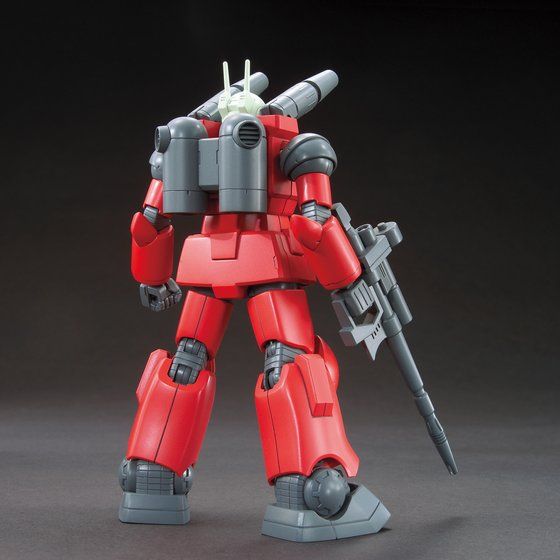HGUC Guncannon Revive montado en vista trasera con sus dos cañones.