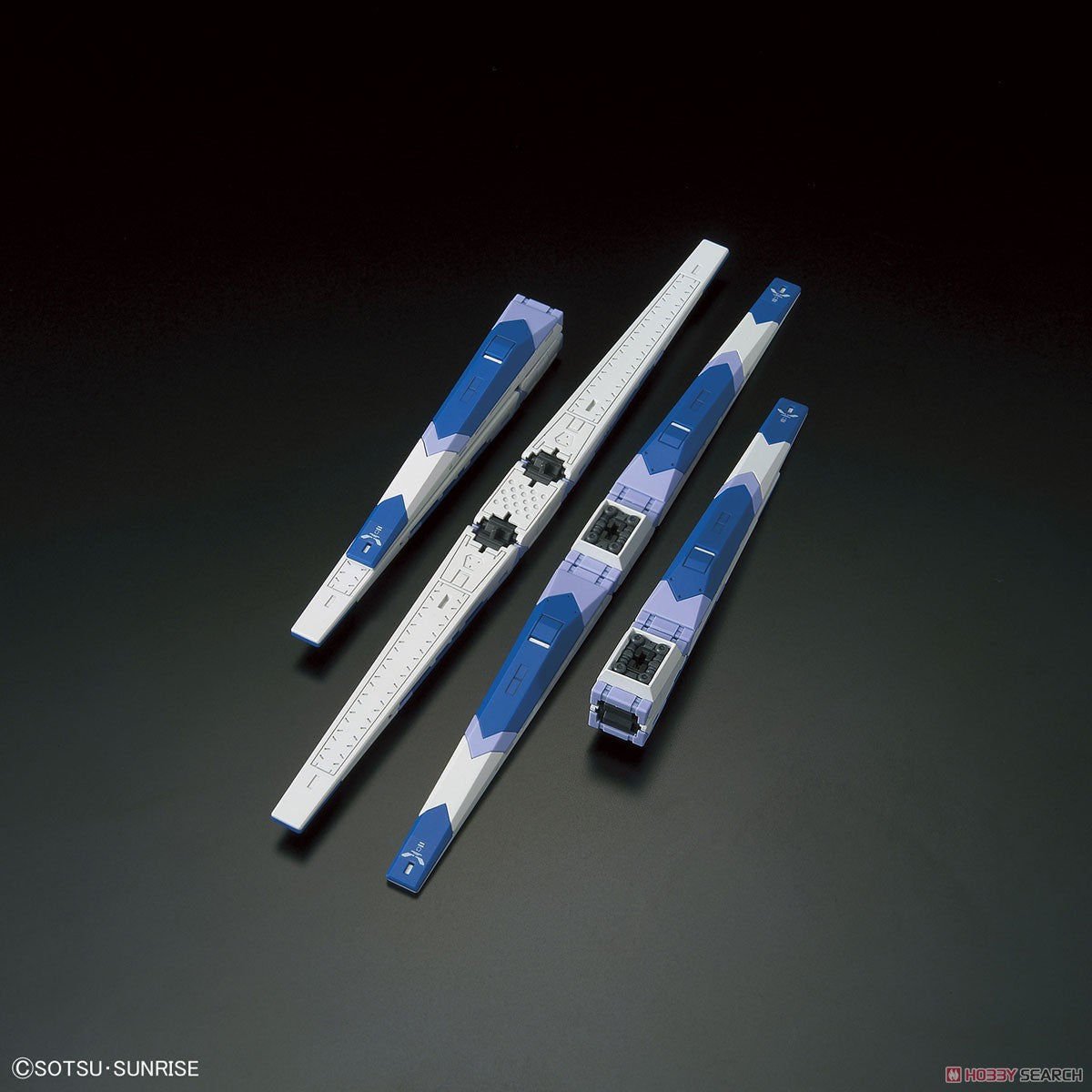 RG Hi-Nu Gundam de Bandai, Fin Funnels desplegados.