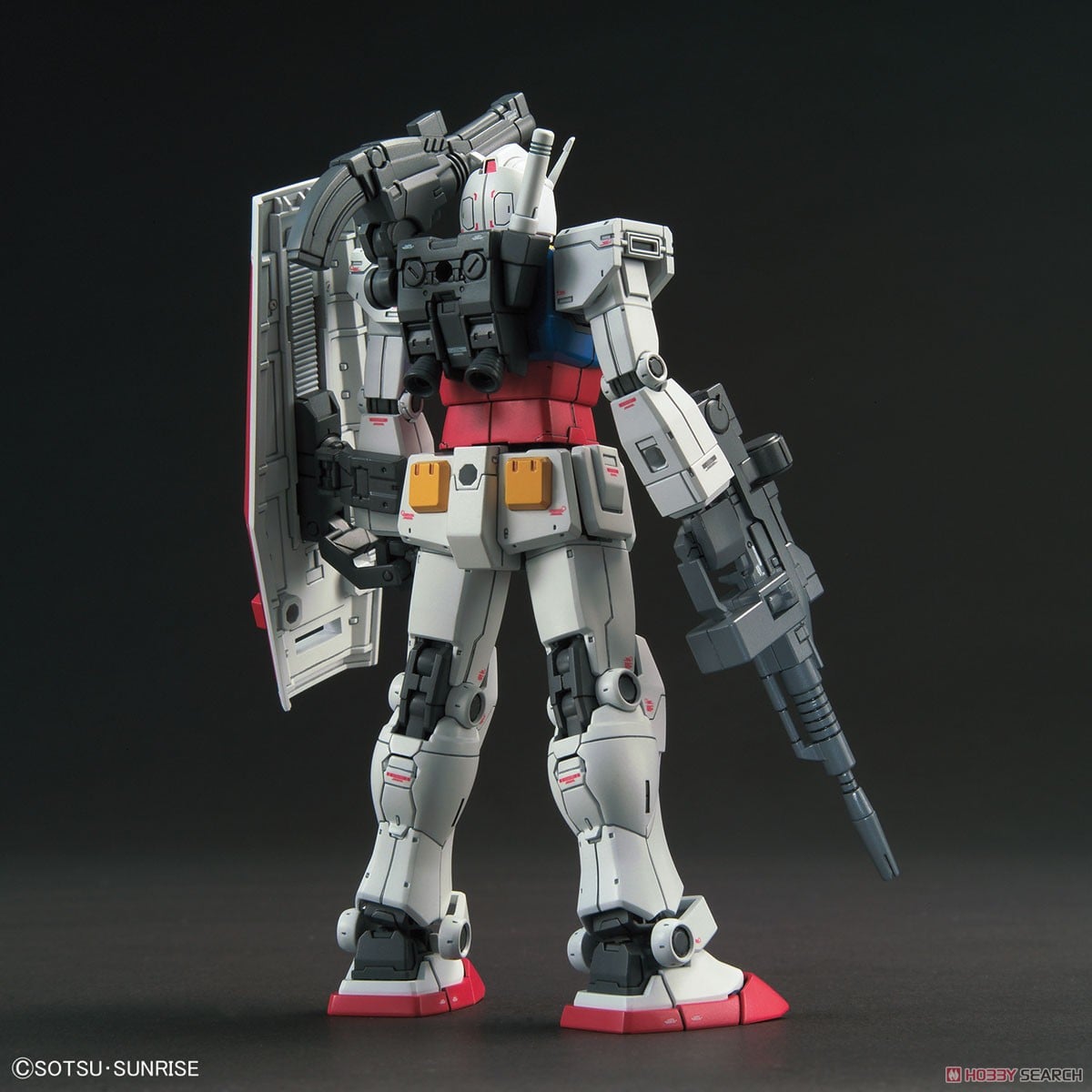 HG RX-78-02 Gundam The Origin Ver. de Bandai, configuración de armamento.