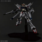 MG Gundam F91 Ver.2.0 mostrando el efecto de iluminación opcional en el torso.