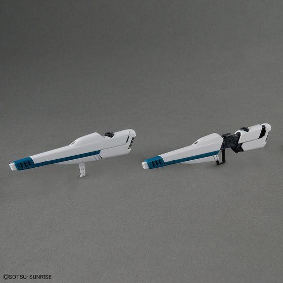 Dos configuraciones del armamento VSBR incluido con el MG Gundam F91 Ver.2.0.