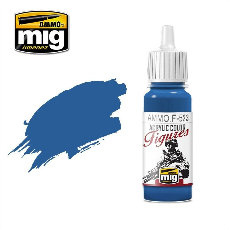 AMMO Color Acrílico Azul Uniforme 17ml (AMMO.F-523).