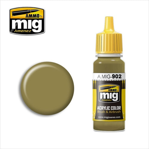 AMMO Color Acrílico Base Dunkelgelb 17ml (A.MIG-0902).