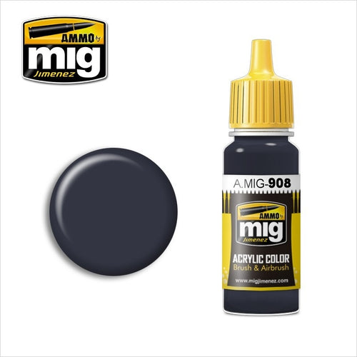 AMMO Color Acrílico Base Gris 17ml (A.MIG-0908).