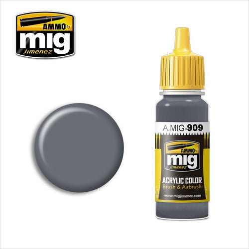 AMMO Color Acrílico Base Gris Claro 17ml (A.MIG-0909).