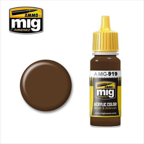 AMMO Color Acrílico Base Oscura Imprimación Roja 17ml (A.MIG-0919).