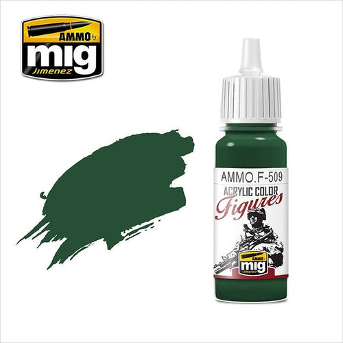 AMMO Color Acrílico Base Uniforme Verde FS-34128 17ml (AMMO.F-509).