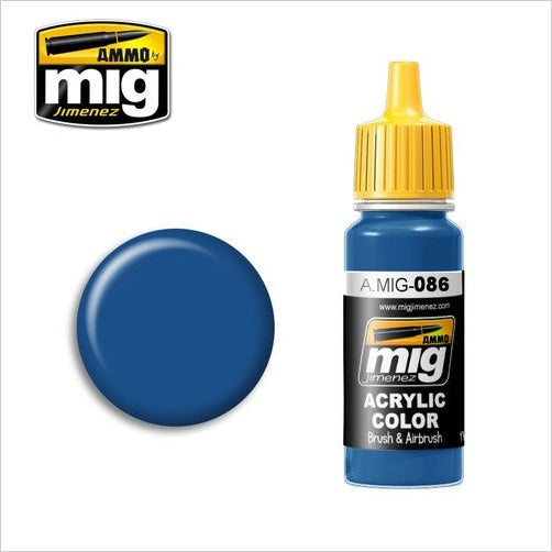 AMMO Color Acrílico Blue RAL 5019 17ml (A.MIG-0086).