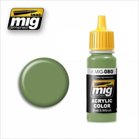 AMMO Color Acrílico Bright Green 17ml (A.MIG-0080).