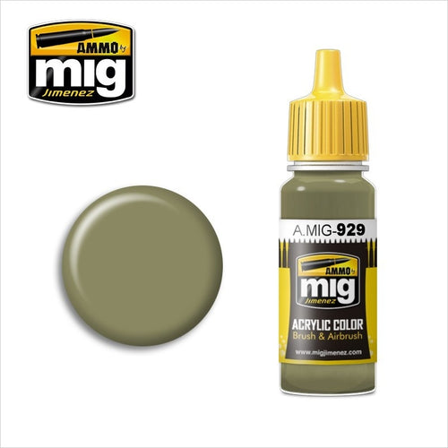 AMMO Color Acrílico Brillo Verde Oliva 17ml (A.MIG-0929).
