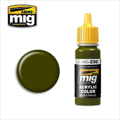 AMMO Color Acrílico Camo Green RLM-82 17ml (A.MIG-0230).