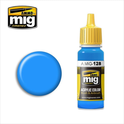 AMMO Color Acrílico Cian 17ml (A.MIG-0128).