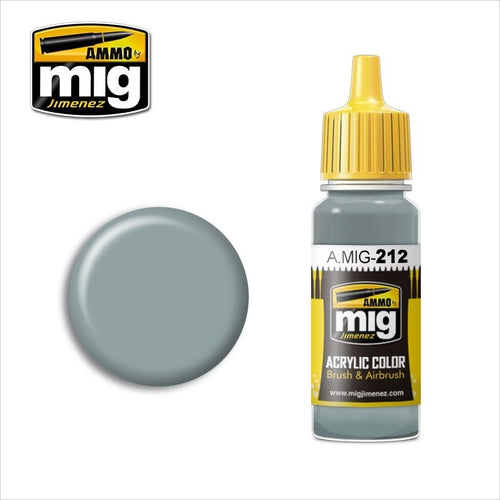AMMO Color Acrílico FS-26373 Gris Plata 17ml (A.MIG-0212).