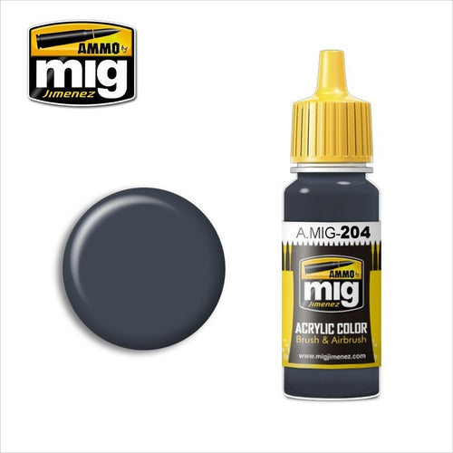 AMMO Color Acrílico FS-36118 Gris Medio Cañonera 17ml (A.MIG-0204).