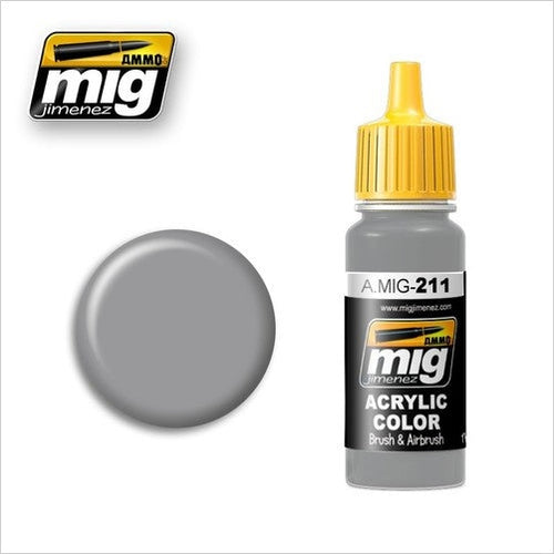 AMMO Color Acrílico FS 36270 Medium Gray 17ml (A.MIG-0211).