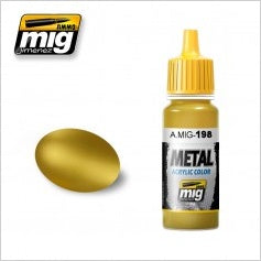 AMMO Color Acrílico Gold 17ml (A.MIG-0198).