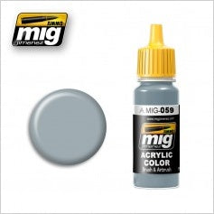 AMMO Color Acrílico Grey 17ml (A.MIG-0059).