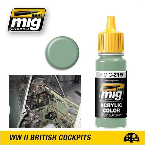 AMMO Color Acrílico Interior Green FS34226 (BS283) 17ml (A.MIG-0219).