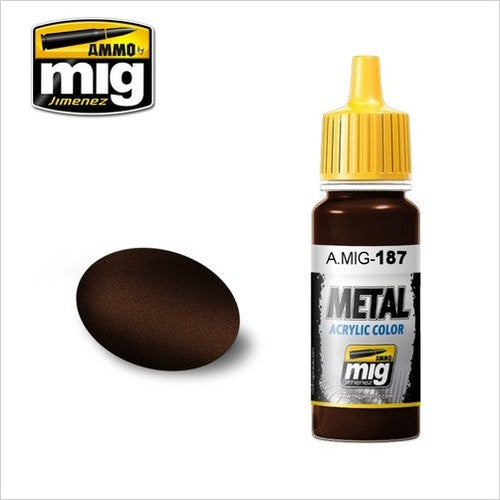 AMMO Color Acrílico Jet Exhaust Burnt Iron 17ml (A.MIG-0187).