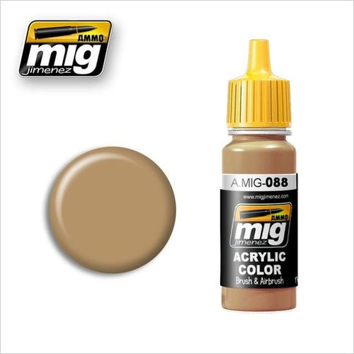 AMMO Color Acrílico Khaki Brown 17ml (A.MIG-0088).