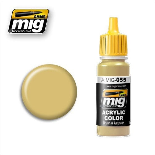 AMMO Color Acrílico Oil Ochre 17ml (A.MIG-0055).