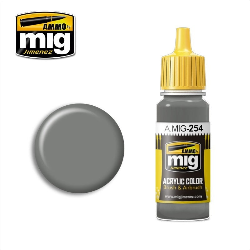 AMMO Color Acrílico RLM 75 Grauviolett 17ml (A.MIG-0254).