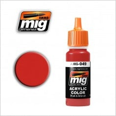 AMMO Color Acrílico Red 17ml (A.MIG-0049).