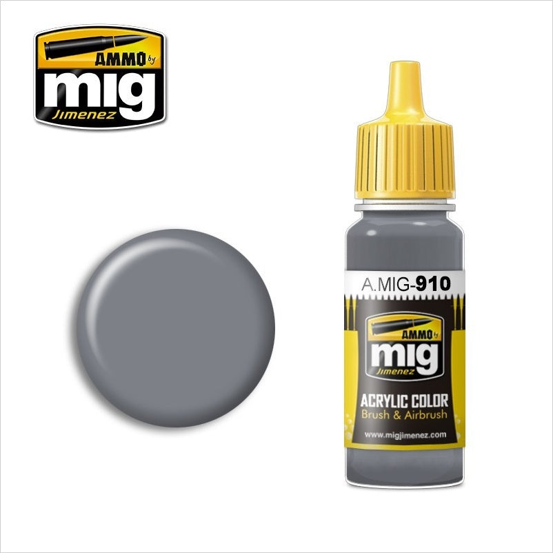AMMO Color Acrílico Resaltado Gris 17ml (A.MIG-0910).