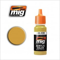 AMMO Color Acrílico Sand Yellow 17ml (A.MIG-0030).