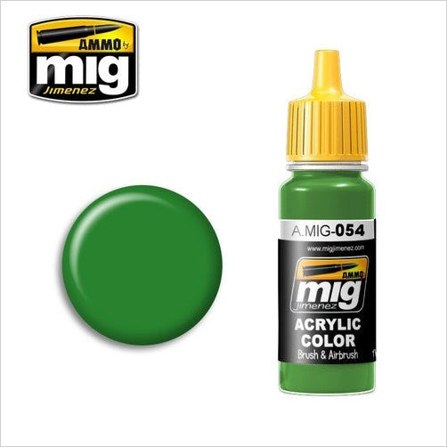 AMMO Color Acrílico Signal Green 17ml (A.MIG-0054).