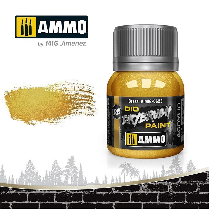 AMMO Drybrush Latón 40ml (A.MIG-0623).