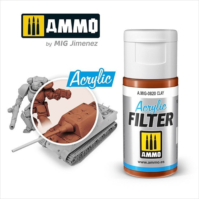 AMMO Filtro Arcilla 15ml (A.MIG-0820).