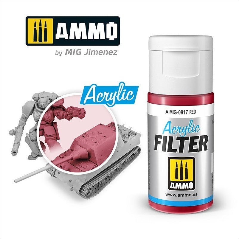 AMMO Filtro Rojo 15ml (A.MIG-0817).