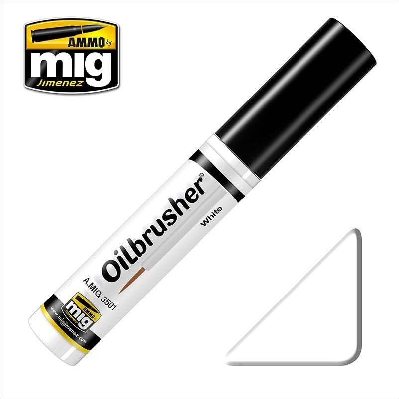 AMMO OILBRUSHER Óleo Blanco 20ml (A.MIG-3501).