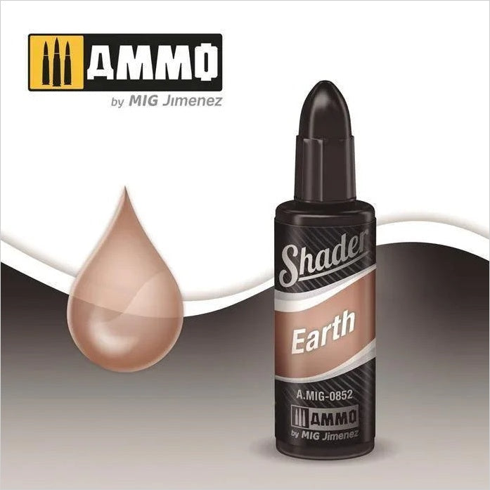 AMMO SHADER Sombreador Tierra 10ml (A.MIG-0852).