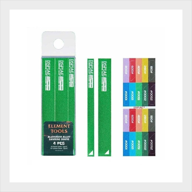 Taco de lijado DSPIAE AS-GN15 verde grano 150 - esponja abrasiva para modelismo