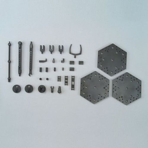 Piezas y adaptadores incluidos con Bandai Action Base 4 Black;