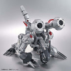 Figure-rise Standard Amplified Machinedramon en pose de ataque agachada.