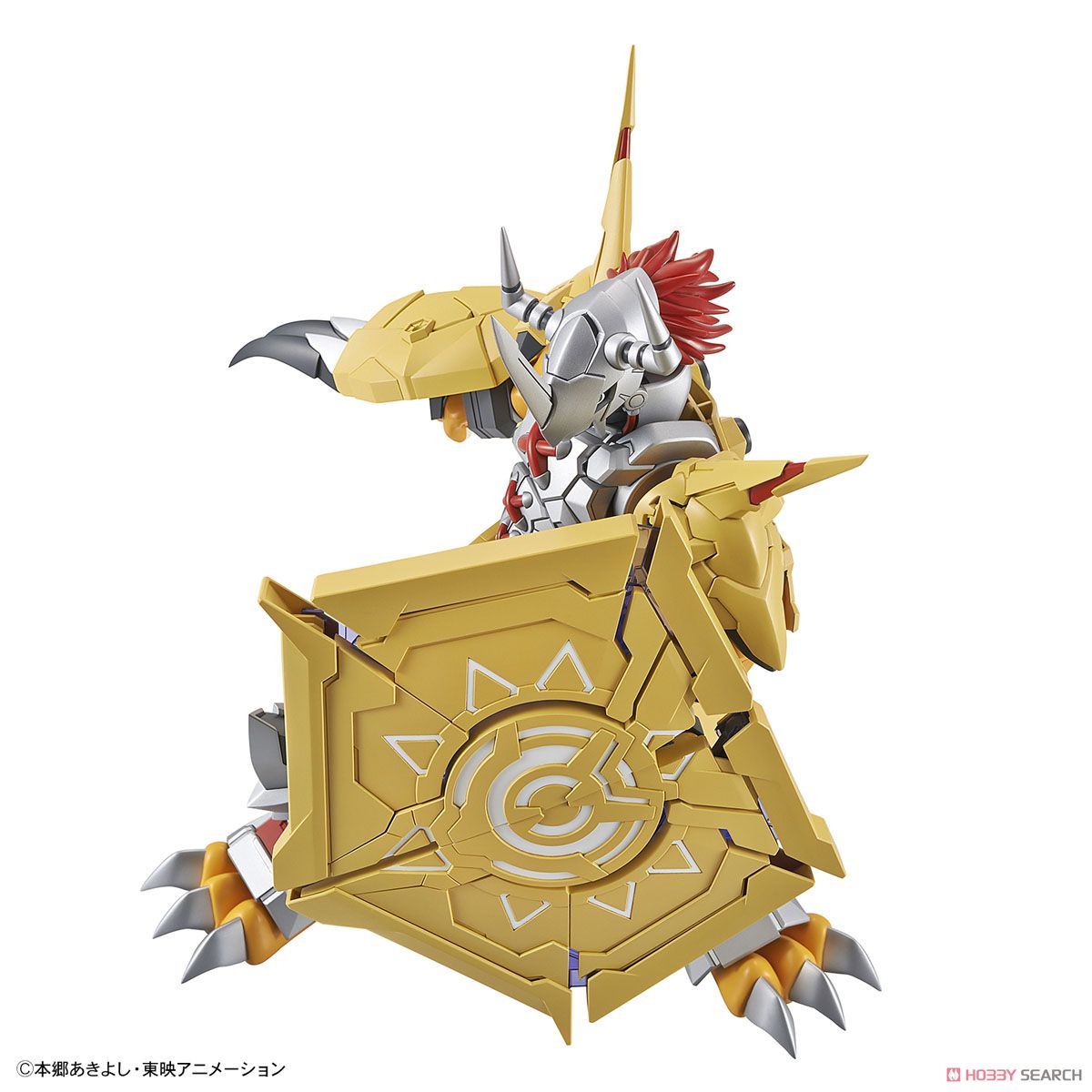 Figure-rise Standard Amplified WarGreymon de Bandai, vista del modelo 4.